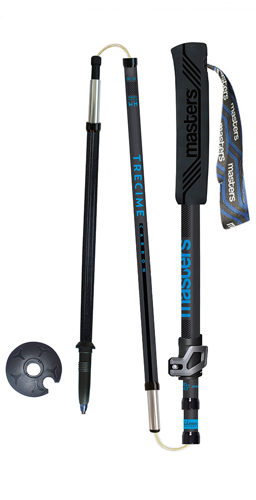 Masters Trecime Carbon Lightweight Walking Poles - Pair