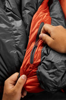 Rab Ascent 500 Down Sleeping Bag - Graphene- Regular LH