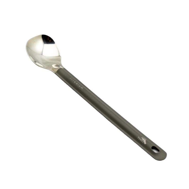 Toaks Titanium Long Handle Spoon Polished Bowl