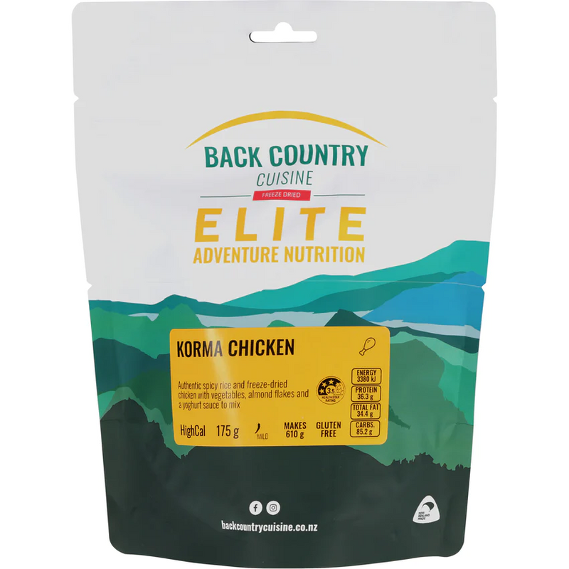 Back Country Cuisine Elite High Cal Korma Chicken Regular