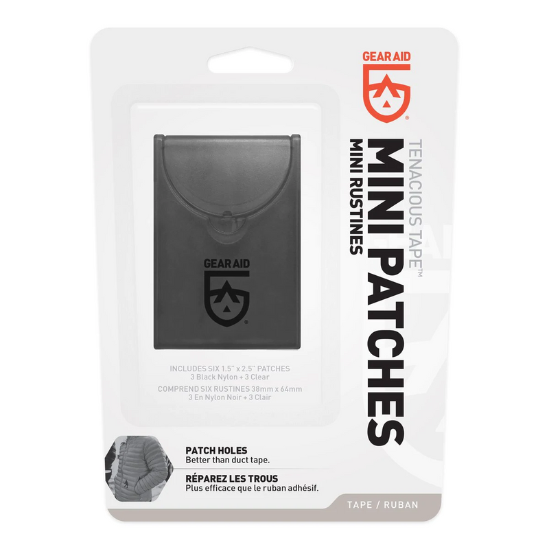 Gear Aid Tenacious Tape Mini Patches Clear/Black