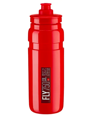Elite Fly Ultralight Bottle, 750ml, Red/Bordeaux Logo