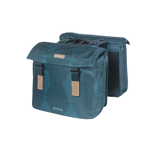 Basil Elegance Double Pannier 40-49L with MIK Adapter Plate
