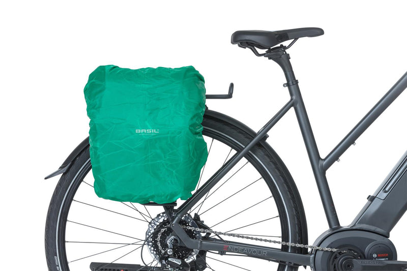Basil Discovery 365D Single Bike Bag w/ Rain Cover Small 9L Black