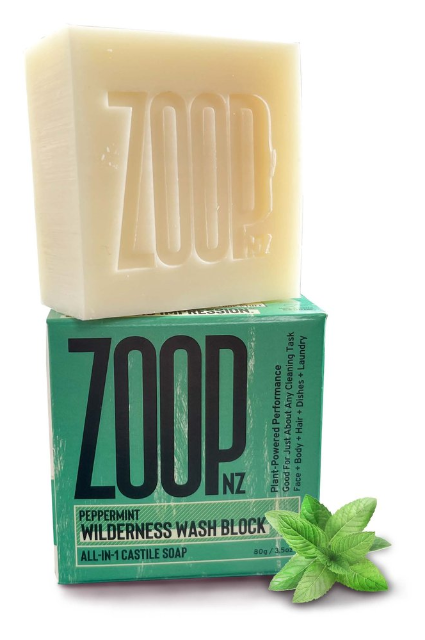 Zoop Wilderness Wash Block 80gm - Peppermint