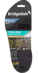 Bridgedale Men's Trail Run Ultra-Light Merino Crew Sock