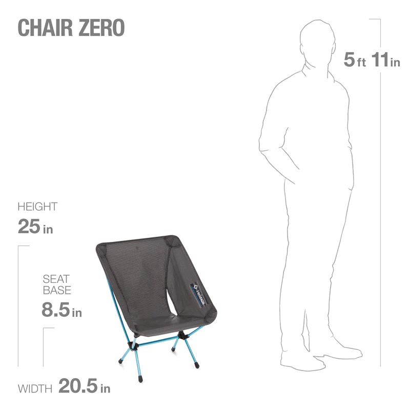 Helinox Chair Zero - Lightweight Camp Chair Black