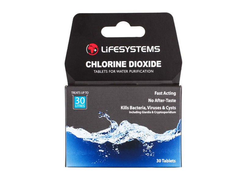 Lifesystems Chlorine Dioxide Water Purification Tablets, 30 pack