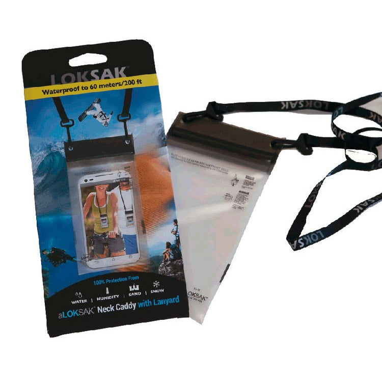 Loksak Waterproof Protective Cover for Electronics With Lanyard