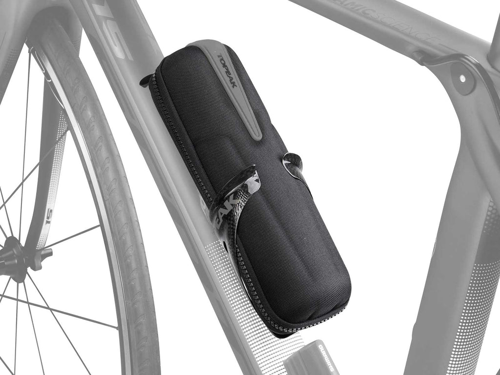 Topeak bottle outlet cage bag
