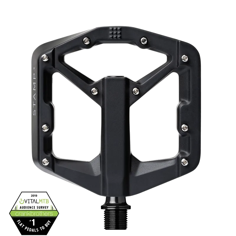 Crankbrothers Pedal Stamp 3 Small Black Magnesium