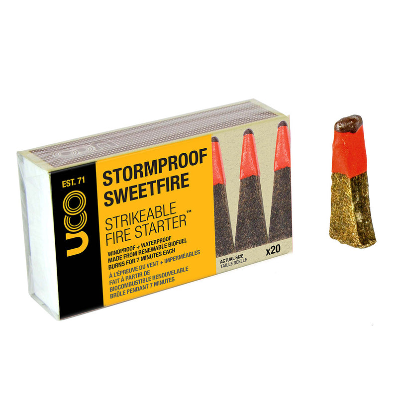 UCO Stormproof Sweetfire Firestarters - 20 Pack