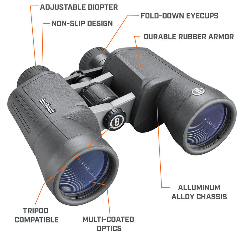 Bushnell Powerview 10x50 Porro Prism Binoculars