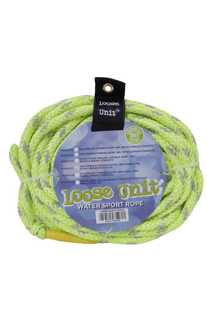 Loose Unit -Foam Core Floating Tow Rope - 2 person