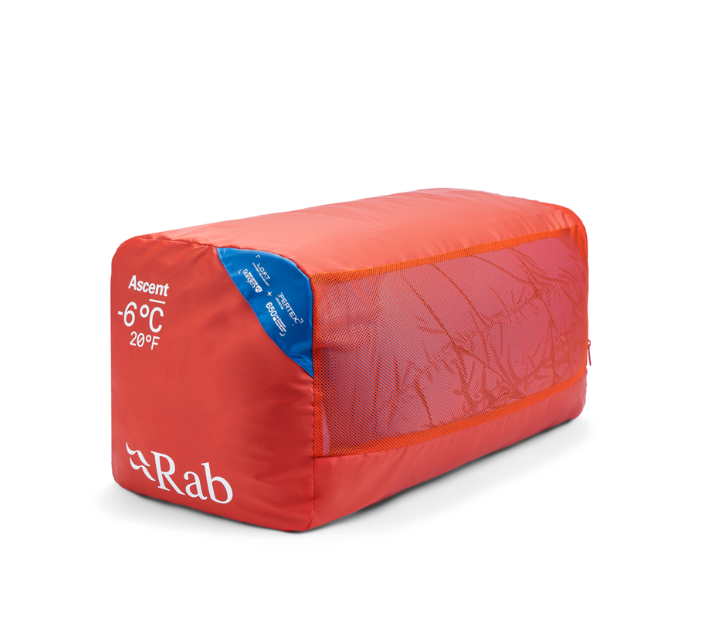 Rab Women's Ascent -6 Down Sleeping Bag Reg LH