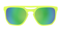 Hilx Trident Carnage Sunglasses - Neon Yellow w/ Green Polarized Lens | Gearshop NZ