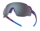 Hilx Kinetik Savage Sunglasses - Large - Matte Purple/Blue w/ Silver Lens | Gearshop NZ