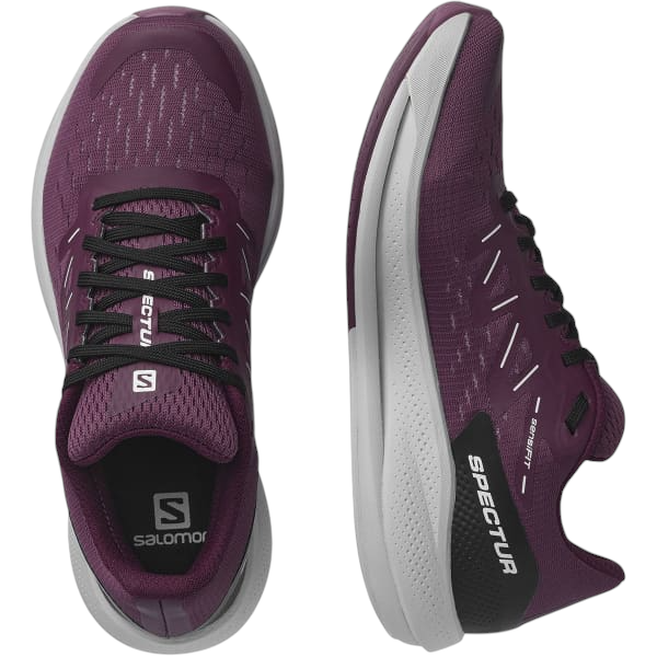 Salomon Women's Spectur Running Shoes - Tulipwood/Lunar Rock/Grape Wine UK 8.5