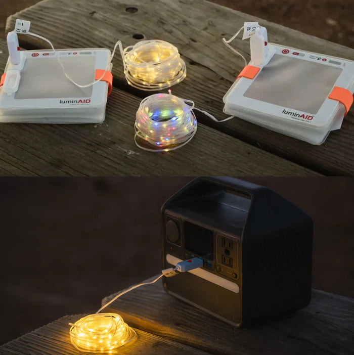 LuminAID USB Strings Lights 10m 2pk