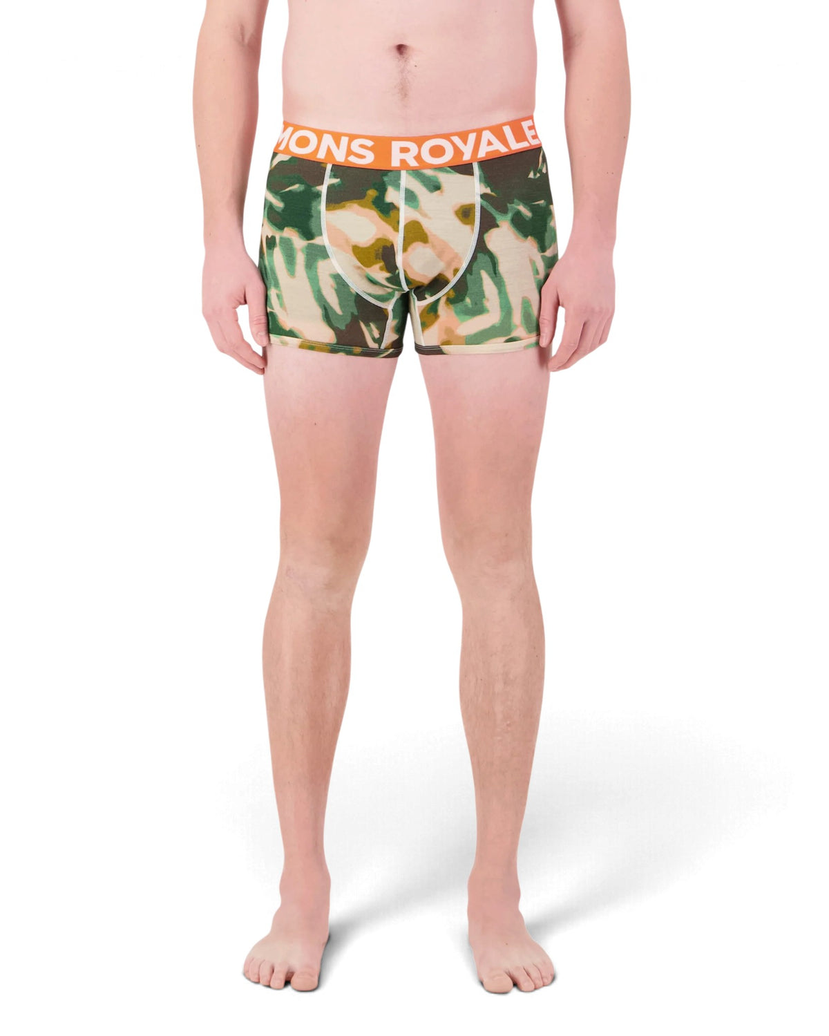 Mons Royale Men's Hold 'em Shorty Merino Boxer