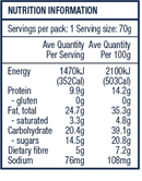 The Crafty Weka Bar 70g (Gluten Free)
