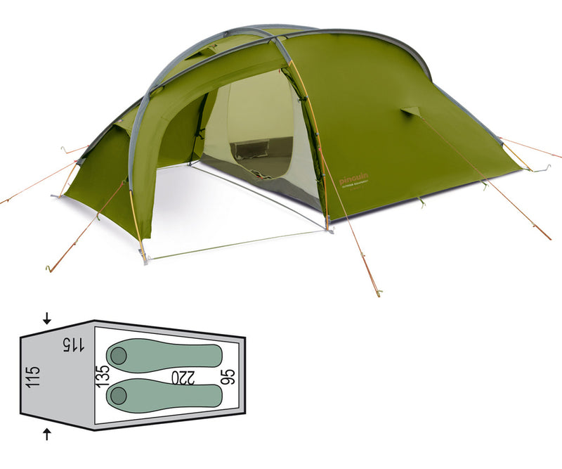 Pinguin Summit 2 -2 Person Tent - Green