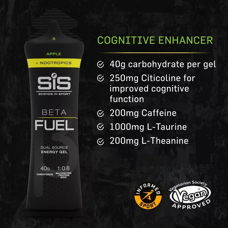 SiS Beta Fuel Nootropics Energy Gel 60ml
