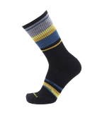 Point6 Stripe Block Light Crew Socks