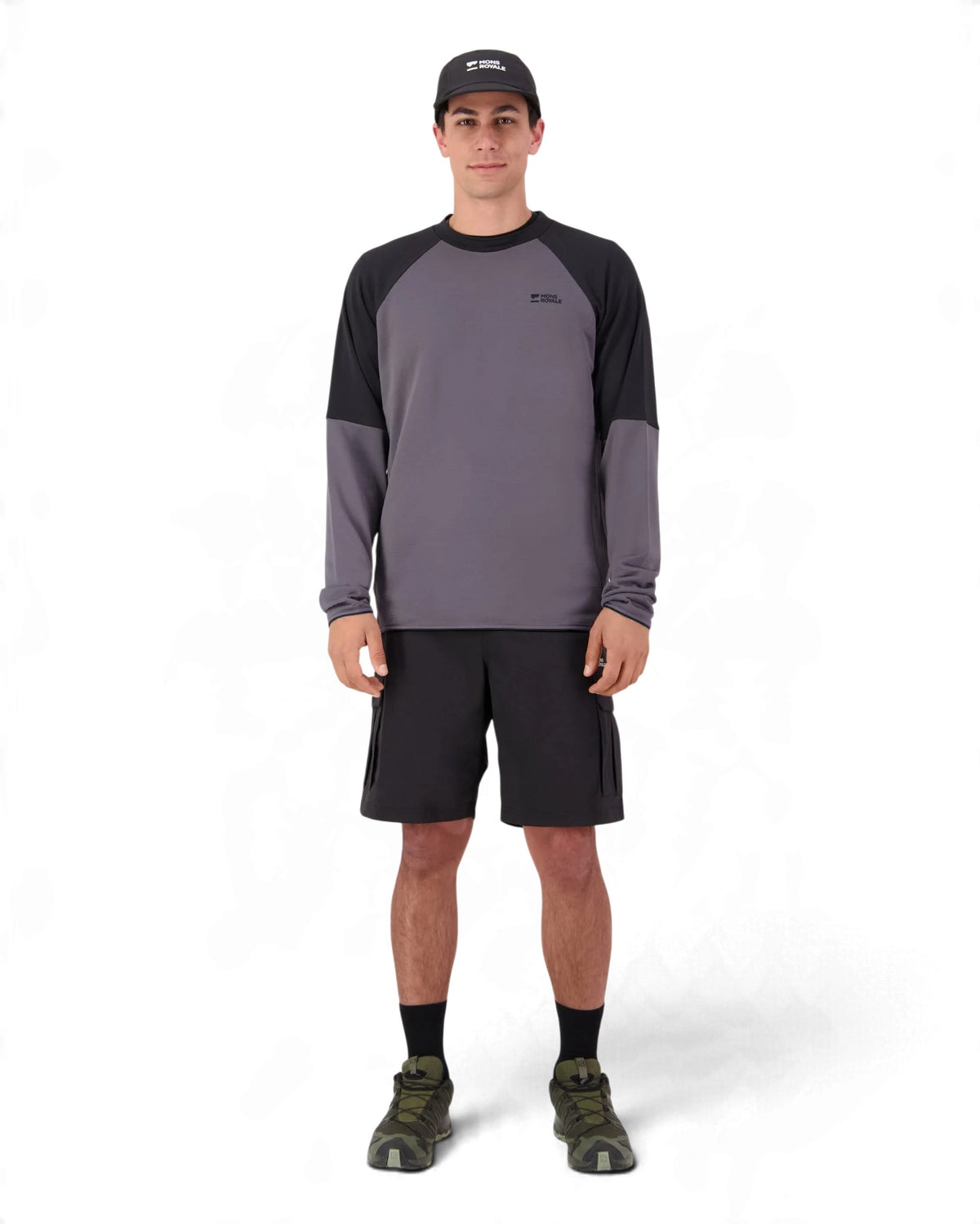 Mons Royale Men's Quad Merino Fleece Pullover Top