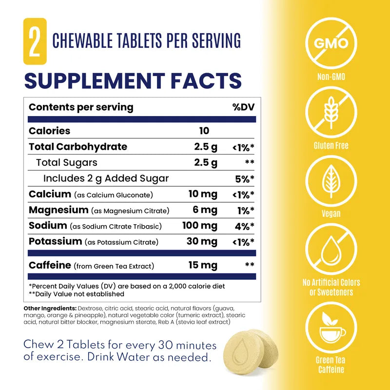 SaltStick Electrolyte FastChews Packet - 10 Chews