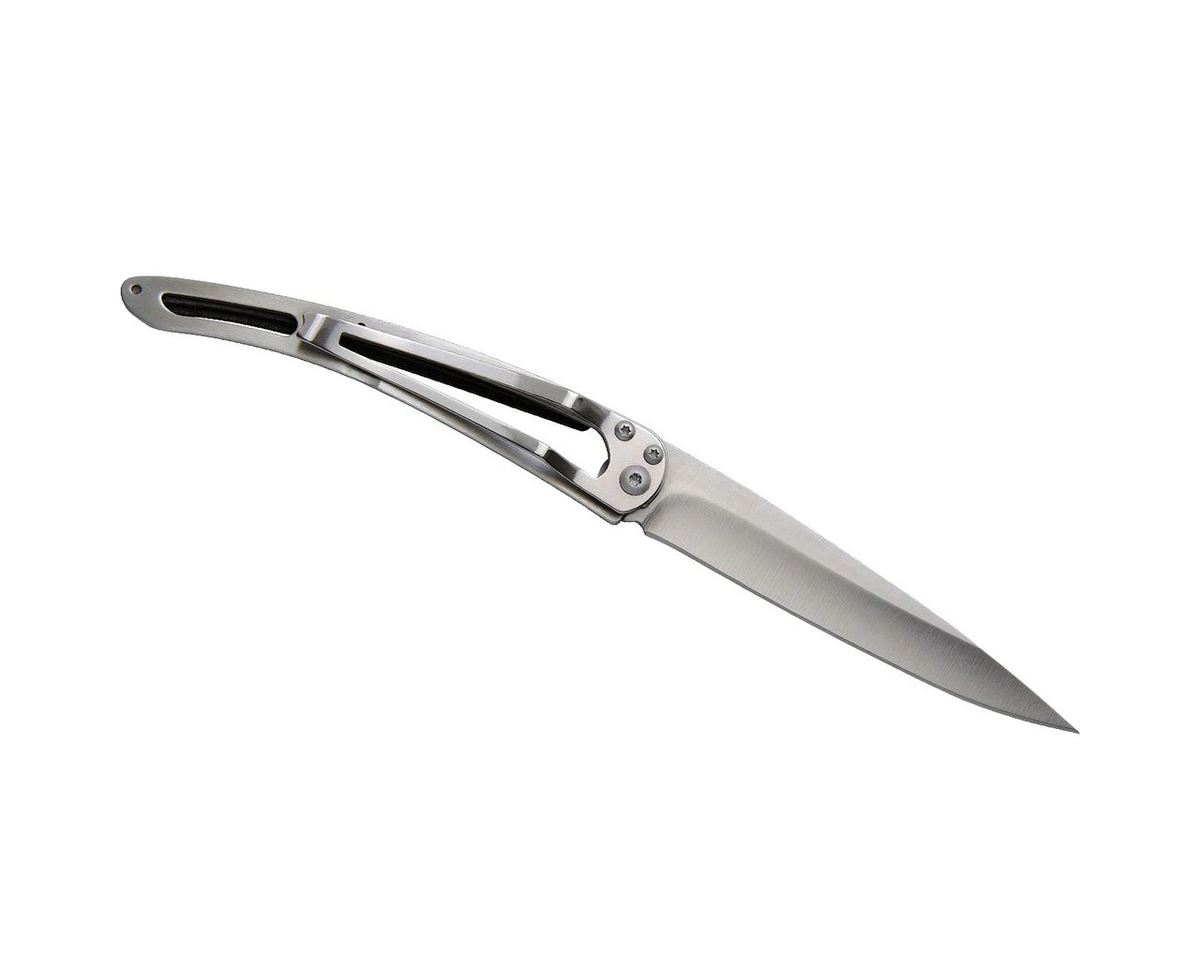 Deejo Tattoo 37g Knife with Ebony Handle, Cafe Racer