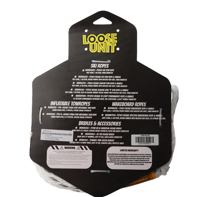Loose Mini Rope Loose Unit 15m Extra Heavy Duty Tow Rope - 3-4 person | Gearshop NZ