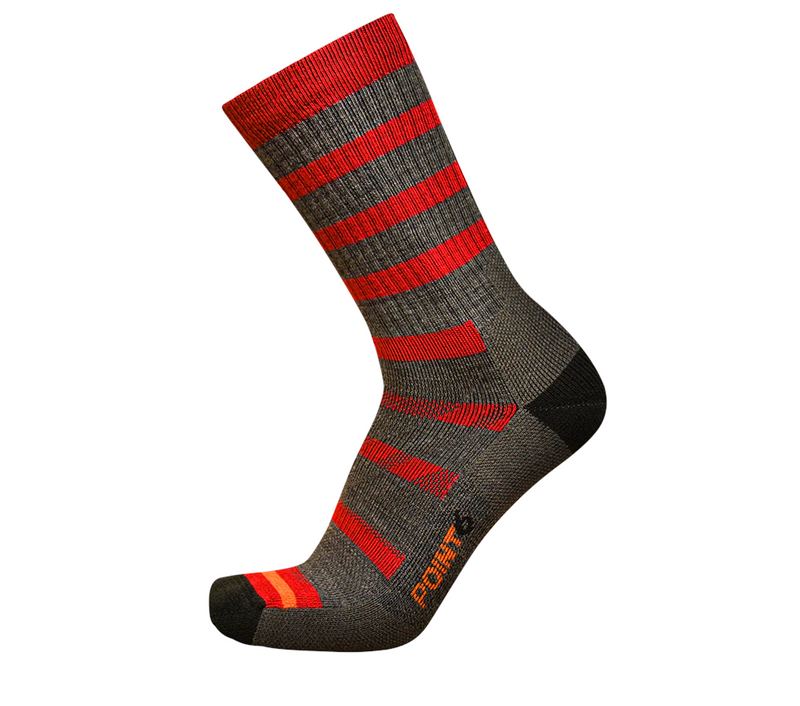 Point6 Merino Firecracker Extra Light Crew Socks