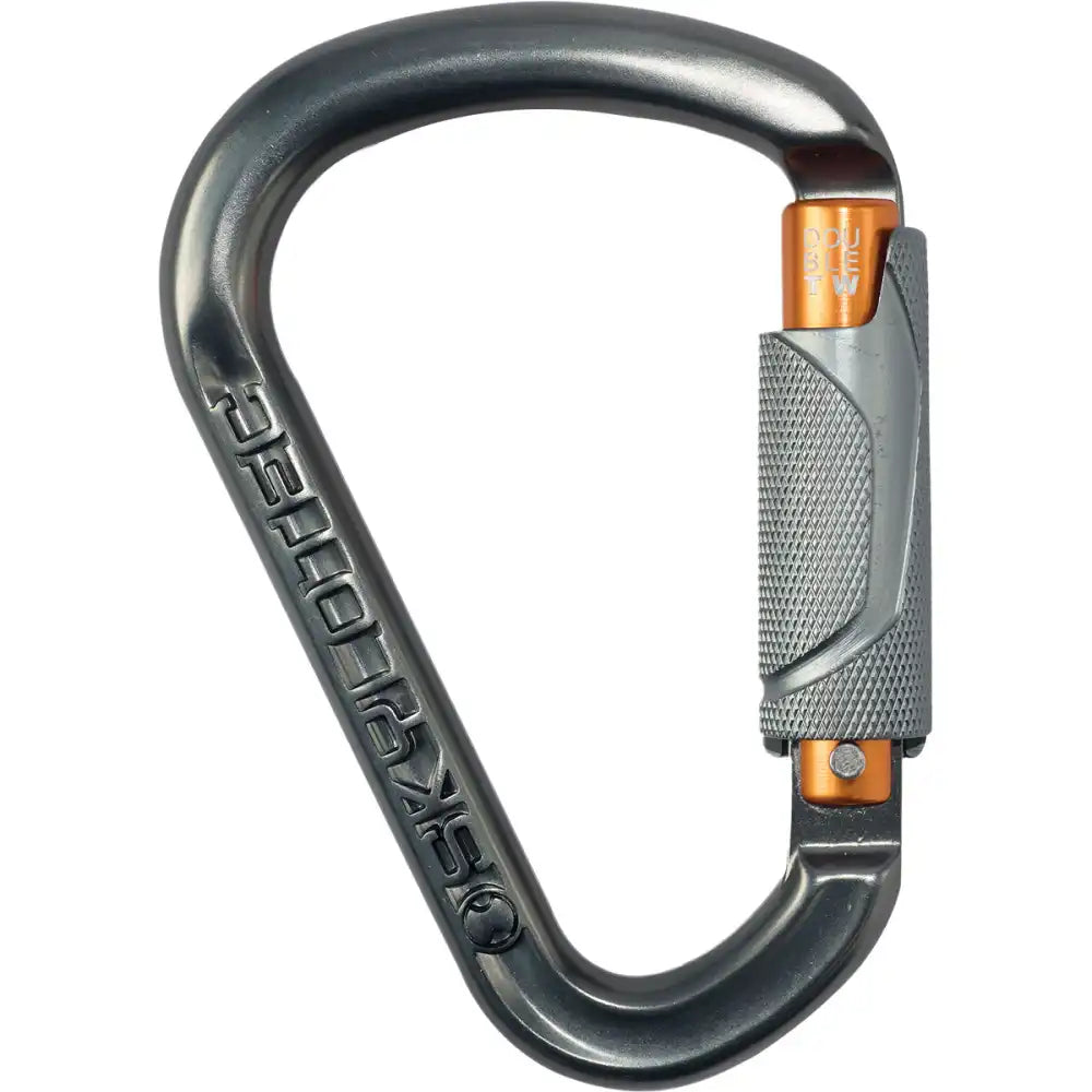 Skylotec Double Twist Triple Action Lock Carabiner - Grey