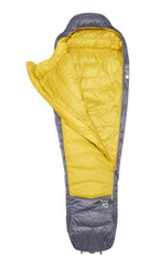 Rab Neutrino 0degC Down Sleeping Bag Reg LH - Graphene/Dark Pollen