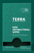 Terra Kids Antibacterial Wipes - 30x