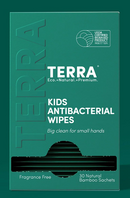 Terra Kids Antibacterial Wipes - 30x | Gearshop NZ