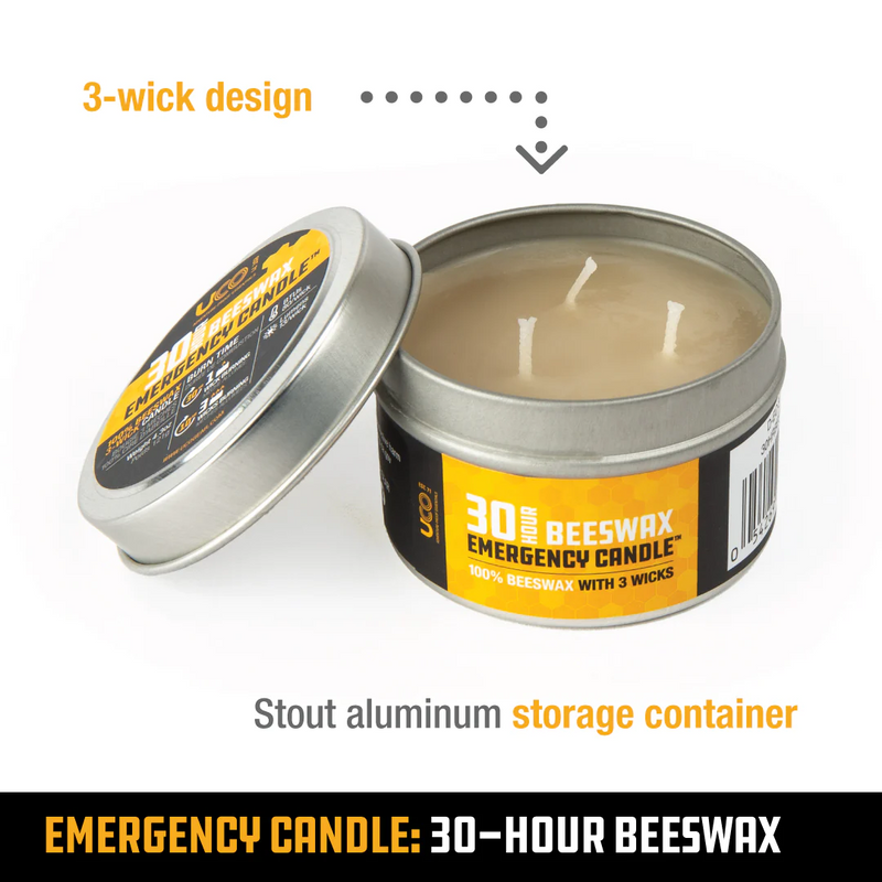 UCO 30hr Beeswax Emergency Candle