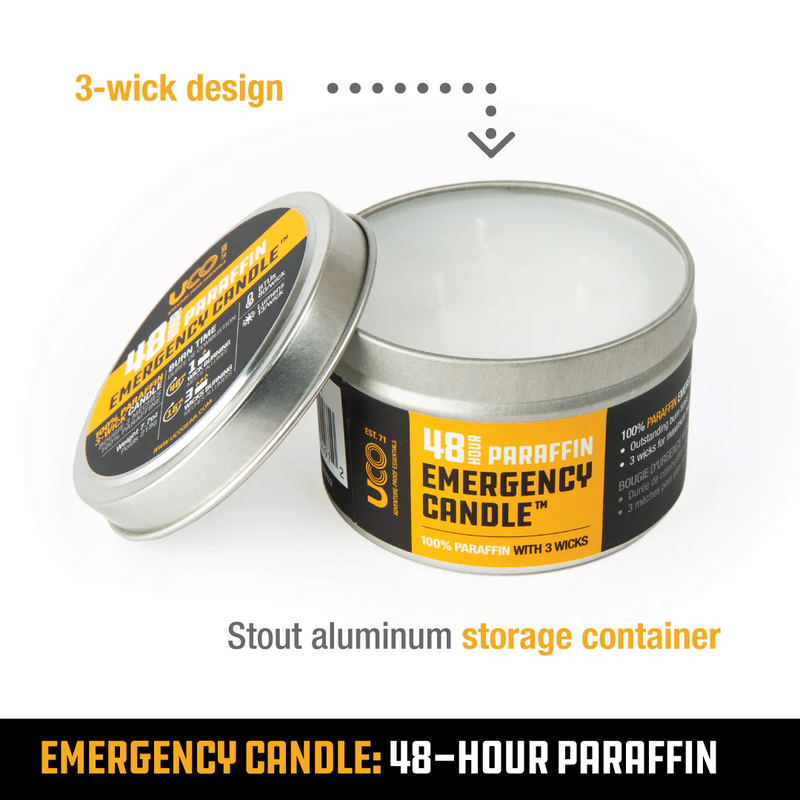 UCO 48hr Paraffin Emergency Candle