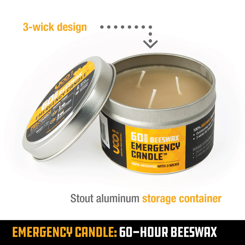 UCO 60hr Beeswax Emergency Candle