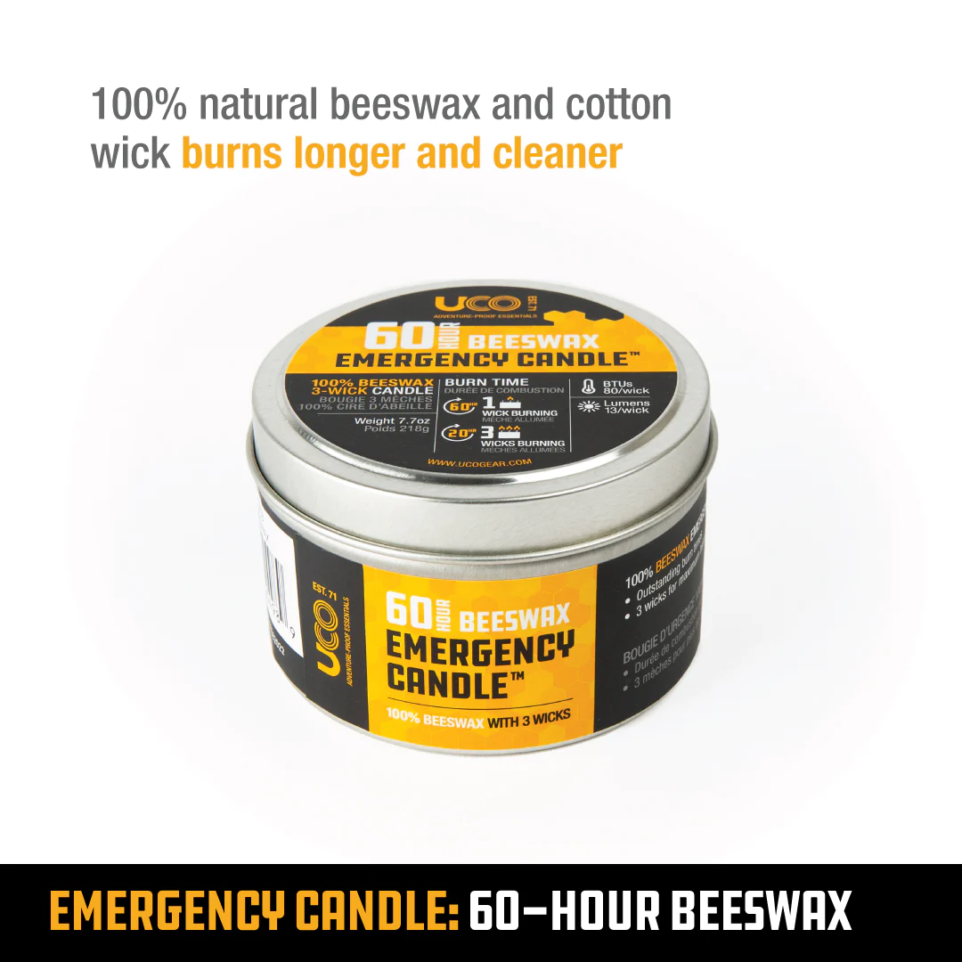 UCO 60hr Beeswax Emergency Candle
