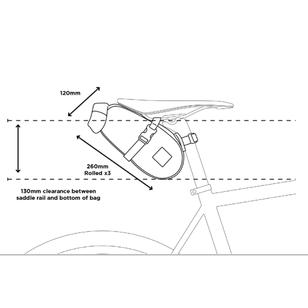 Restrap Saddle Bag 2.5L