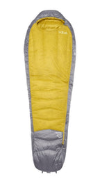 Rab Women's Neutrino -6degC Down Sleeping Bag Reg LH - Zinc/Dark Pollen