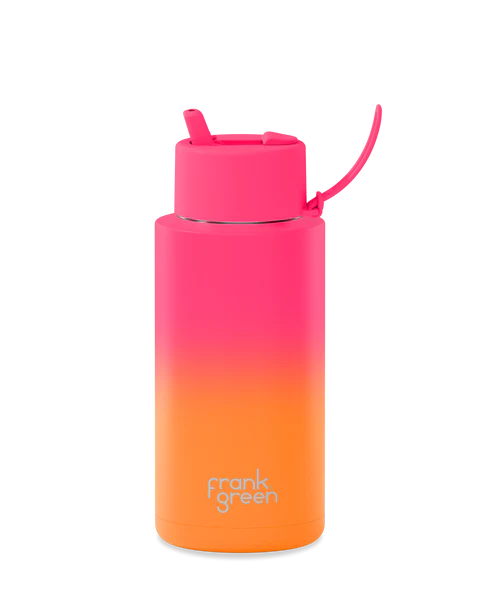 Frank Green Ceramic Reusable Bottle w/ Straw Flip Lid
