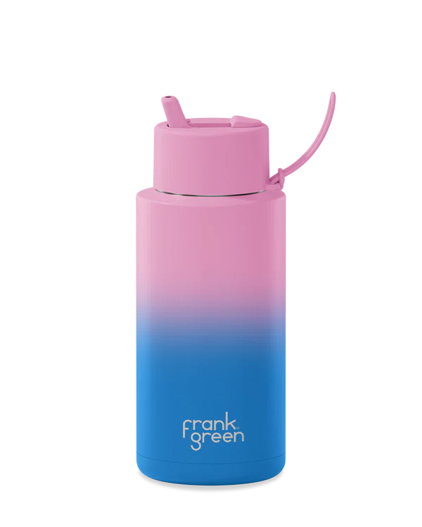 Frank Green Ceramic Reusable Bottle w/ Straw Flip Lid