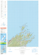 NZ Topo 250 Map 13 - Nelson