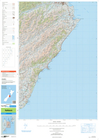 NZ Topo 250 Map 19 - Kaikoura