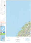 NZ Topo 250 Map 20 - Martins Bay