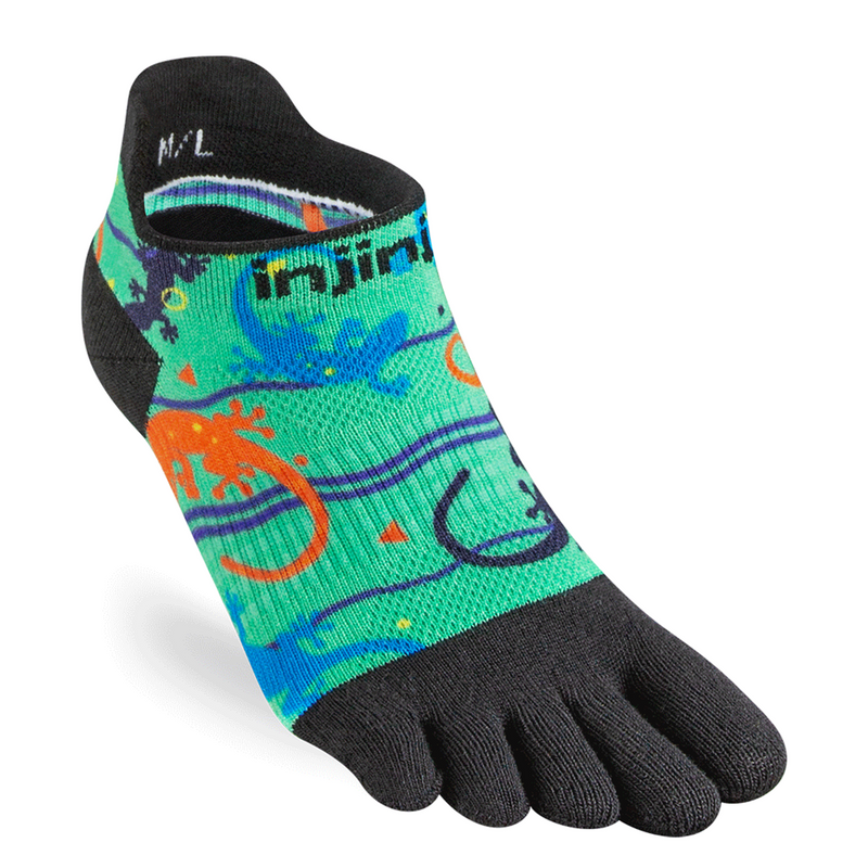 Injinji Spectrum Womens Run Lightweight No-Show