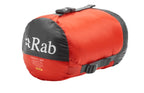 Rab Neutrino 0degC Down Sleeping Bag Reg LH - Graphene/Dark Pollen